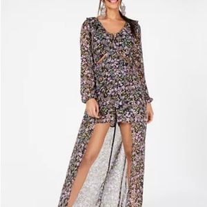 Material Girl cutout walk through dress romper s